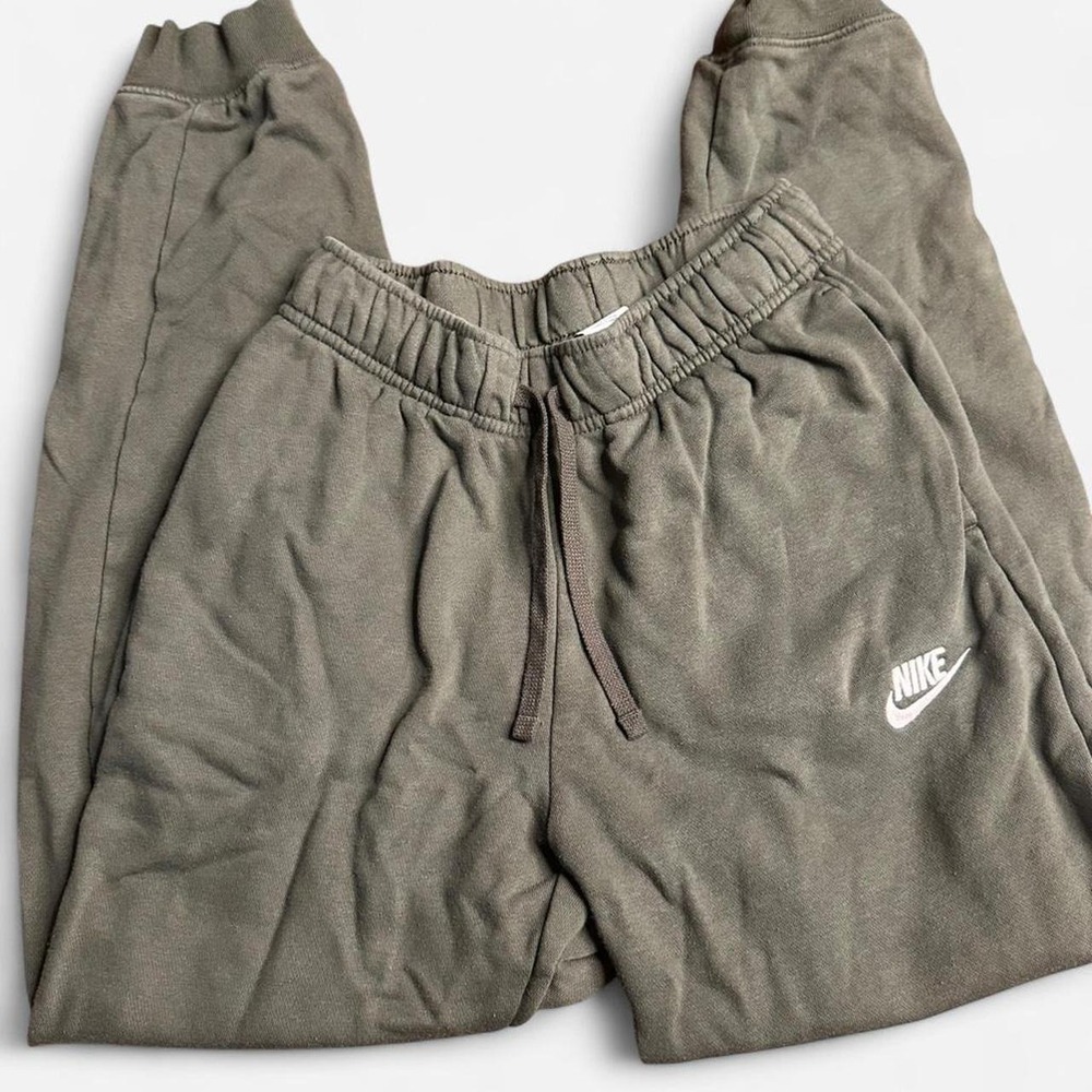 Green Nike joggers